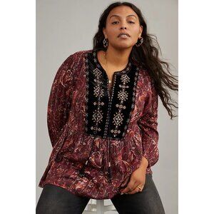 Anthropologie Glenda Peasant Blouse NWT